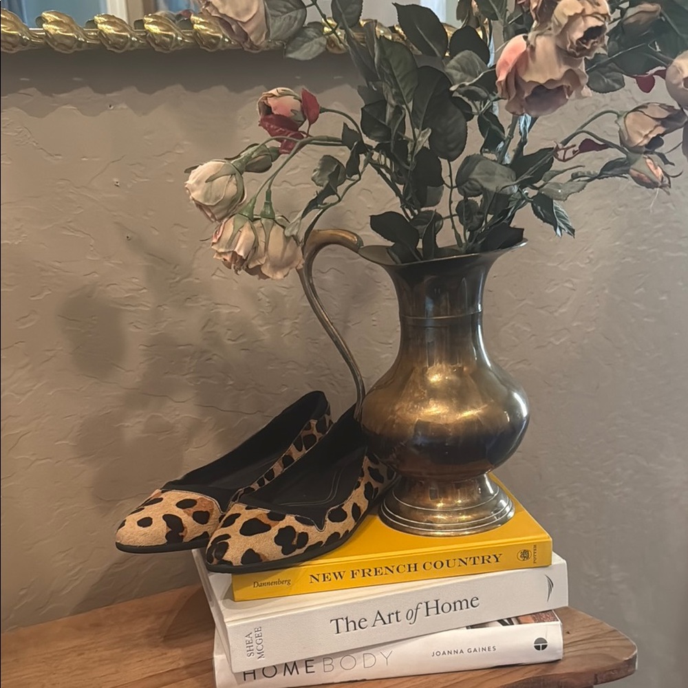Leopard Pony Hair Cole Haan flats size 9